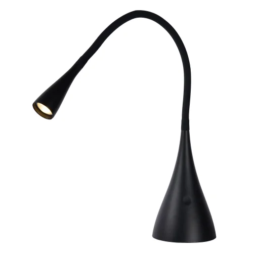 Настольная лампа LED Zozy 18656/03/30 Lucide чёрная 1 лампа, основание чёрное металл в стиле современный  фото 3